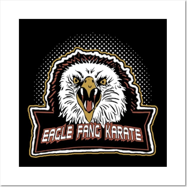 Vintage Eagle Fang Karate Wall Art by RAINYDROP